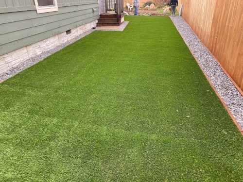 Artificial Turf Instalaltion by HG Landscapes Inc